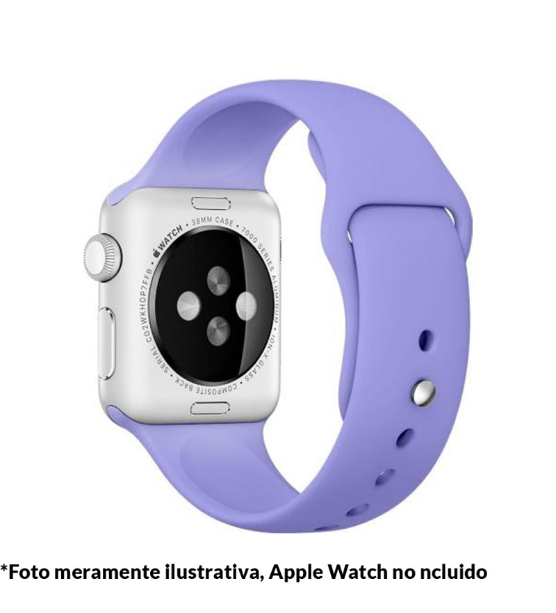 Correa 4Life para Apple Watch 42/44mm de Silicona - Lila 