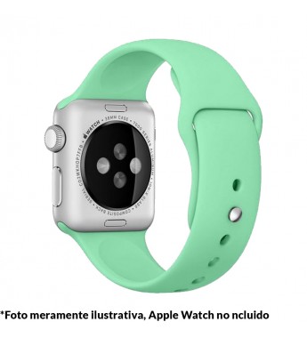 Correa 4Life para Apple Watch 42/44mm de Silicona - Verde Claro