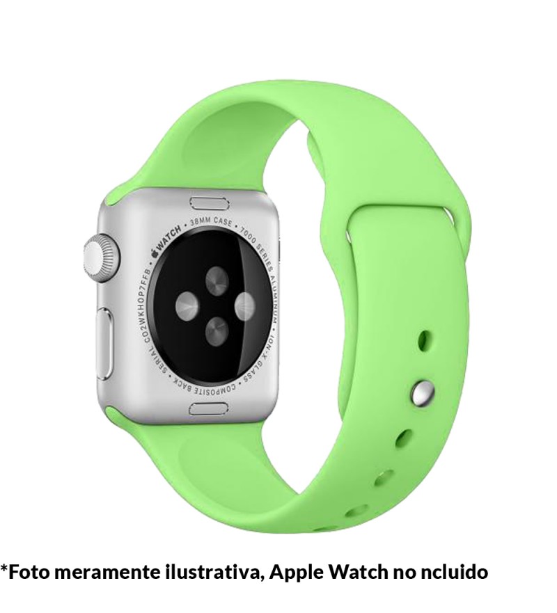 Correa 4Life para Apple Watch 38/40mm de Silicona - Verde Menta