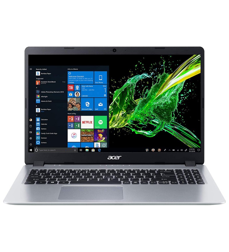 Notebook Acer Aspire 5 A515-43-R19L de 15.6" FHD con AMD Ryzen 3 3200U/4GB RAM/128GB SSD/W10 - Pure Silver