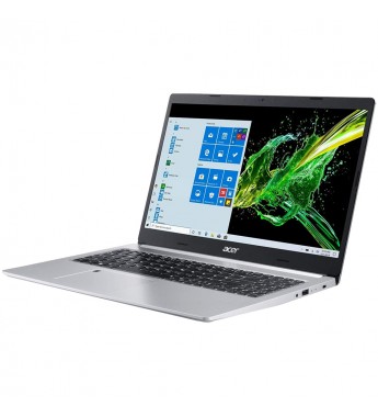 Notebook Acer Aspire 5 A515-46-R14K de 15.6" FHD con AMD Ryzen 3 3350U/4GB RAM/128GB SSD/W10 - Pure Silver