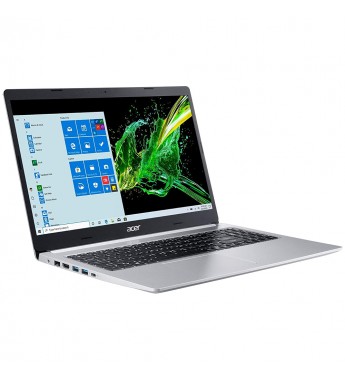Notebook Acer Aspire 5 A515-55G-575S de 15.6" FHD con Intel Core i5-1035G1/12GB RAM/512GB SSD/GeForce MX350 de 2GB/W10 - Pure Silver