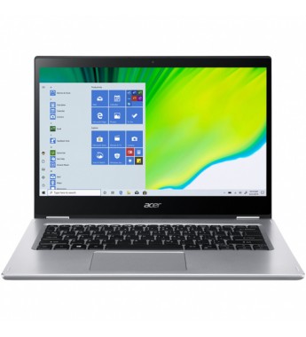 Notebook Acer SP314-54N-58Q7 de 14" FHD Touch con Intel Core i5-1035G7/8GB RAM/256GB SSD/W10 - Pure Silver