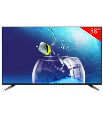 Smart TV LED de 58" Aiwa AW58B4K 4K UHD con Wi-Fi/Dolby Digital/HDMI/Bivolt - Negro