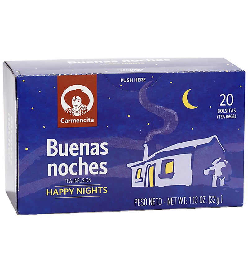 Té Carmencita Buenas Noches Happy Nights 32g - 20 Unidades
