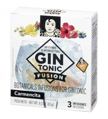 Infusión para Gin Tonic Carmencita Fusion Spicy Floral Mystic - 3 Unidades