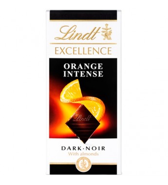 Chocolate Lindt Excellence Orange Intense Dark - 100g