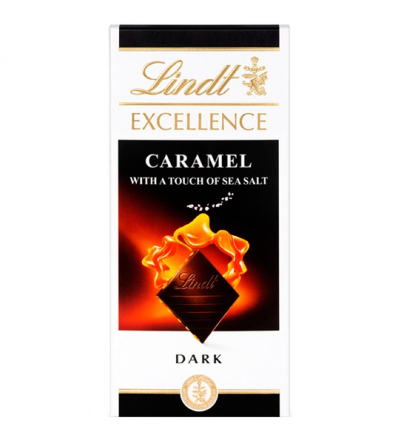 Chocolate Lindt Excellence Lindt Excellence Caramel Sea Salt Dark - 100g