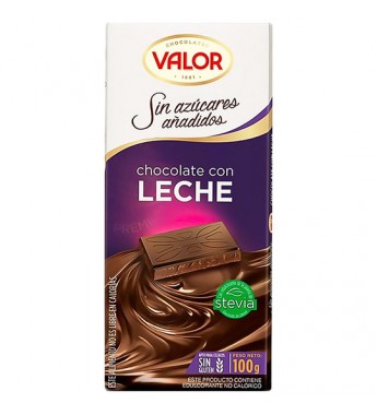Chocolate Valor con Leche Sin Azúcar - 100g
