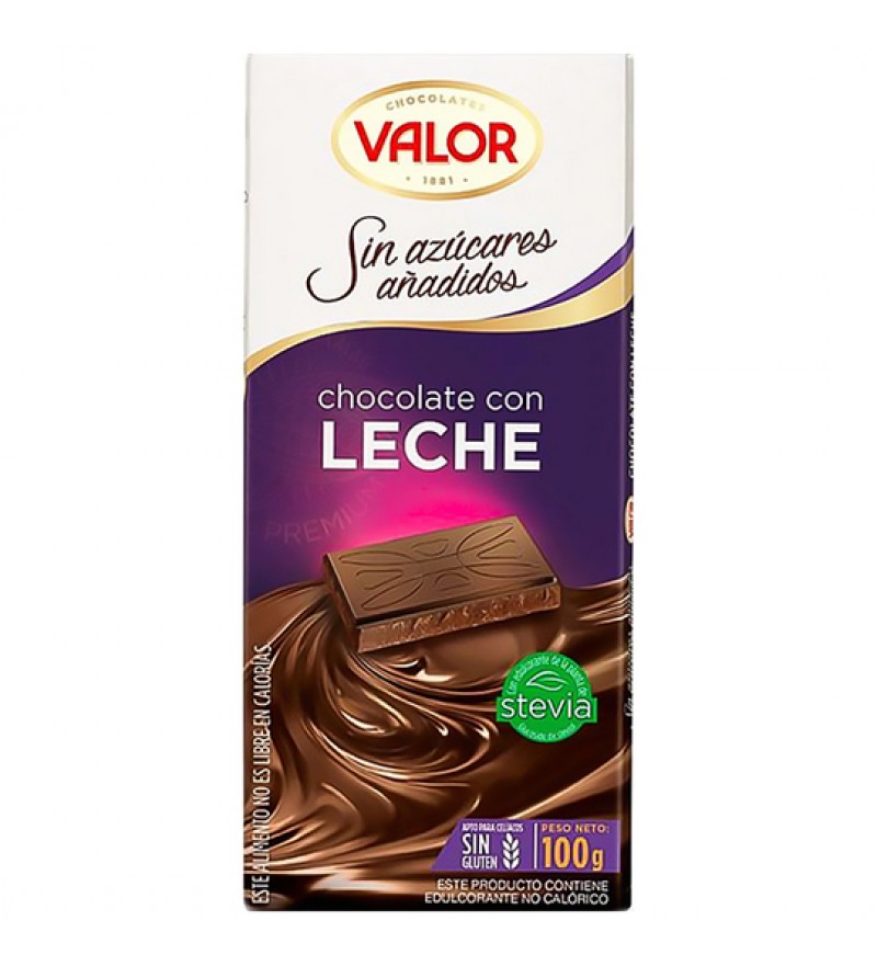 Chocolate Valor con Leche Sin Azúcar - 100g