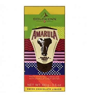 Barra de Chocolate Suizo con Licor de Amarula Goldkenn - 100g 