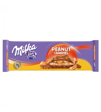 Barra de Chocolate Milka Peanut Caramel - 300g