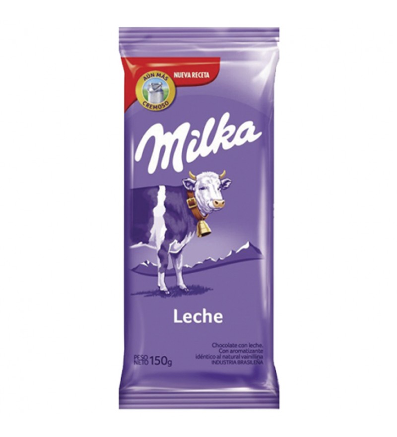 Barra de Chocolate Milka con Leche - 150g
