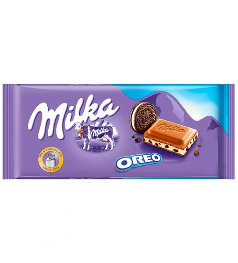 Barra de Chocolate Milka Oreo 100g