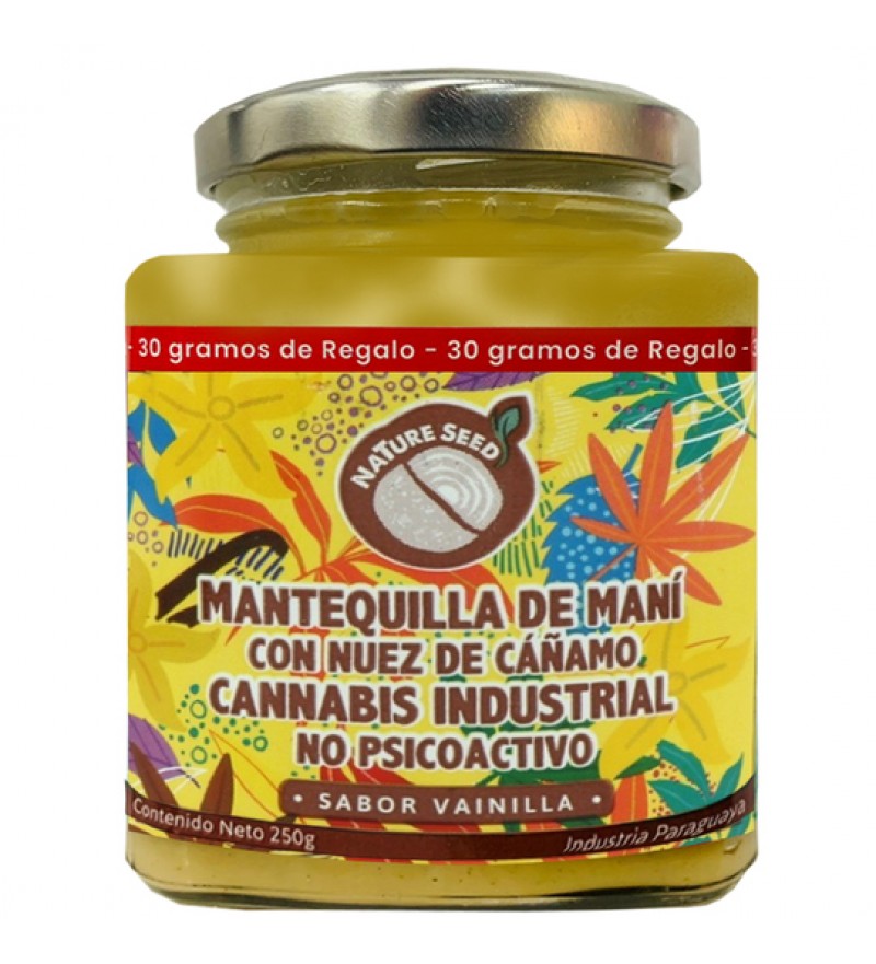 Mantequilla de Maní Nature Seed Vainilla- 250g 