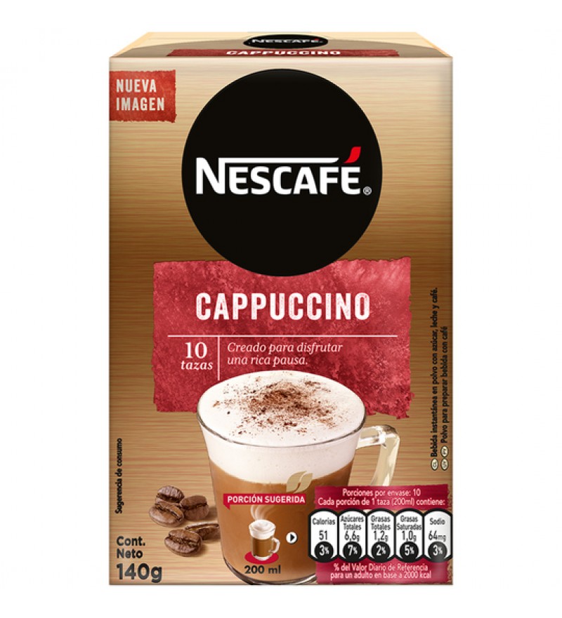Café Soluble Nescafe Cappuccino - 140g