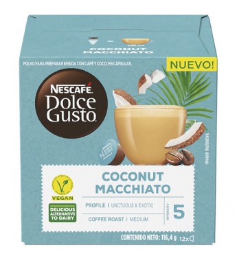 Cápsula de Café Nescafe Dolce Gusto Coconut Macchiato (12) - 116.4G