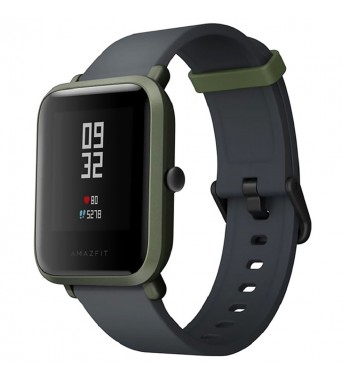 Smartwatch Amazfit Bip A1608 con Pantalla de 1.28/Bluetooth/GPS/IP68 - Kokoda Green