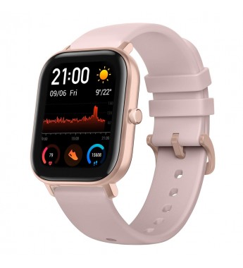 Smartwatch Amazfit GTS A1914 con Pantalla 1.65 AMOLED/Bluetooth/5 ATM - Rose Pink