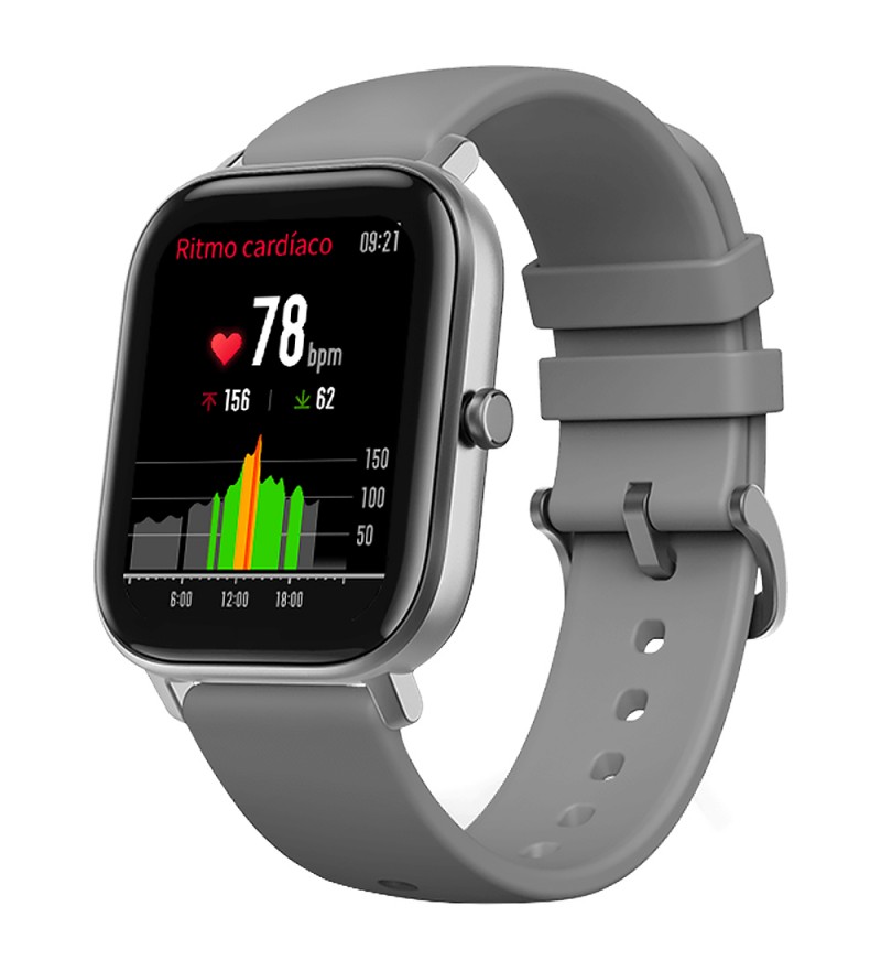 Smartwatch Amazfit GTS A1914 con Pantalla 1.65 AMOLED/Bluetooth/5 ATM - Lava Grey