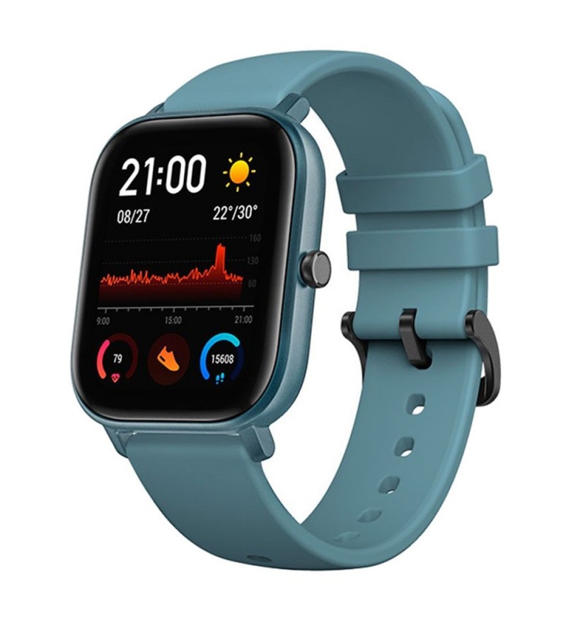 Smartwatch Amazfit GTS A1914 con Pantalla 1.65 AMOLED/Bluetooth/5 ATM - Steel Blue