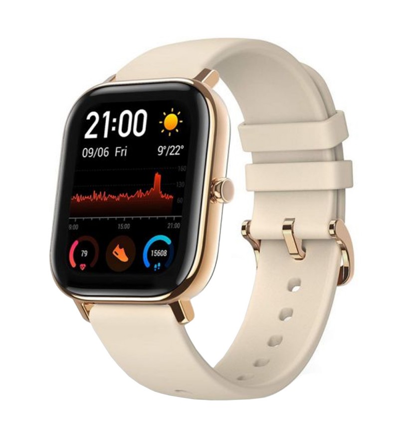 Smartwatch Amazfit GTS A1914 con Pantalla 1.65" AMOLED/Bluetooth/5 ATM - Desert Gold