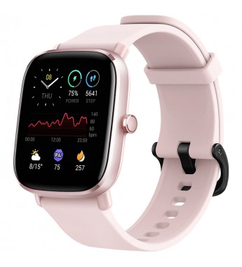 Smartwatch Amazfit GTS 2 mini A2018 con Pantalla 1.55" AMOLED/Bluetooth/5 ATM - Flamingo Pink