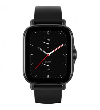 Smartwatch Amazfit GTS 2e A2021 con Pantalla 1.65" Super Retina/Bluetooth/5 ATM - Obsidian Black