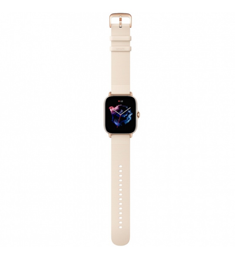 Smartwatch Amazfit GTS 3 A2035 con Pantalla 1.75" AMOLED/Bluetooth/5 ATM - Ivory White