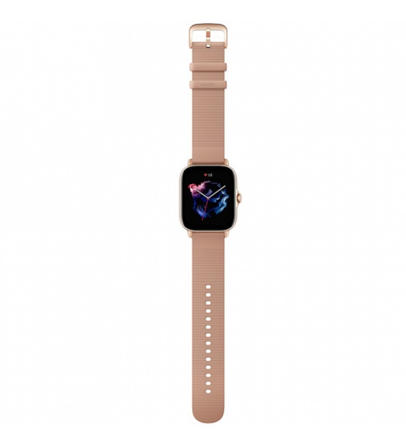 Smartwatch Amazfit GTS 3 A2035 con Pantalla 1.75" AMOLED/Bluetooth/5 ATM - Terra Rosa