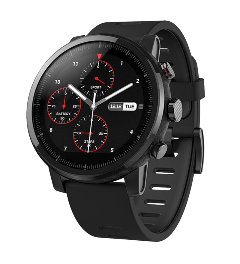 Smartwatch Amazfit Stratos A1619 con Pantalla de 1.34" GPS/Bluetooth/5 ATM - Negro