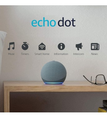 Speaker Amazon Echo Dot 4ª Generación con Wi-Fi/Bluetooth/Alexa - Twilight-Blue