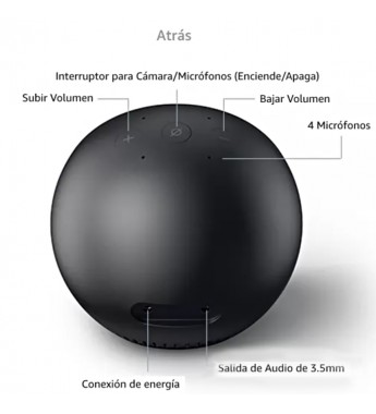 Amazon Echo Spot - Negro Carbón