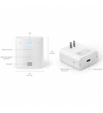 Speaker Mini Amazon Echo Flex Smart con Alexa - White