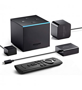 Amazon Fire TV Cube de 2da Generación 4K 2/16GB con Wi-Fi/Bluetooth/HDMI - Negro
