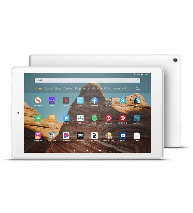Tablet Amazon Fire HD 10 de 10.1" 2/64GB 2MP/2MP Fire OS - Blanco