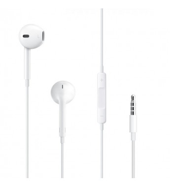 Auriculares Apple EarPods MD827LL/A con Jack 3.5mm/Micrófono - Blanco