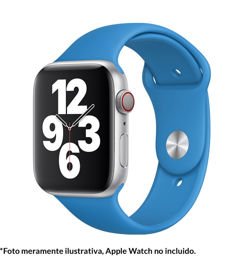Correa Apple Watch Sport Band de 44 mm MXP02AM/A - Surf Blue