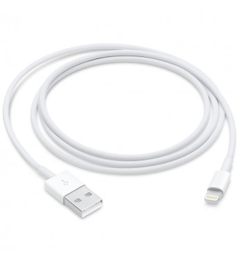 Cable Lightning Apple MD818ZM/A A1480 (1 metro) - Blanco