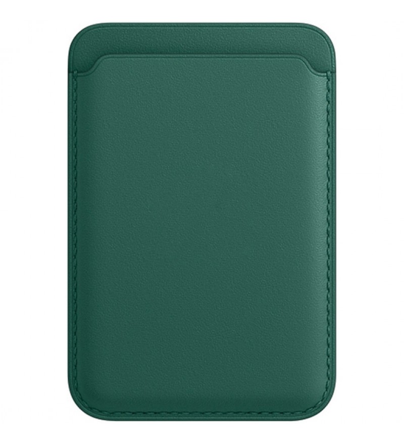 Billetera Leather Wallet con MagSafe para Apple Iphone - Dark Green