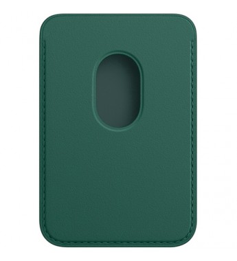 Billetera Leather Wallet con MagSafe para Apple Iphone - Dark Green