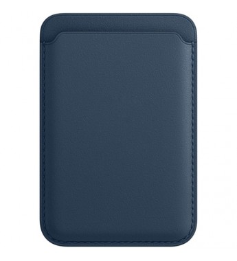 Billetera Leather Wallet con MagSafe para Apple Iphone - Indigo Blue