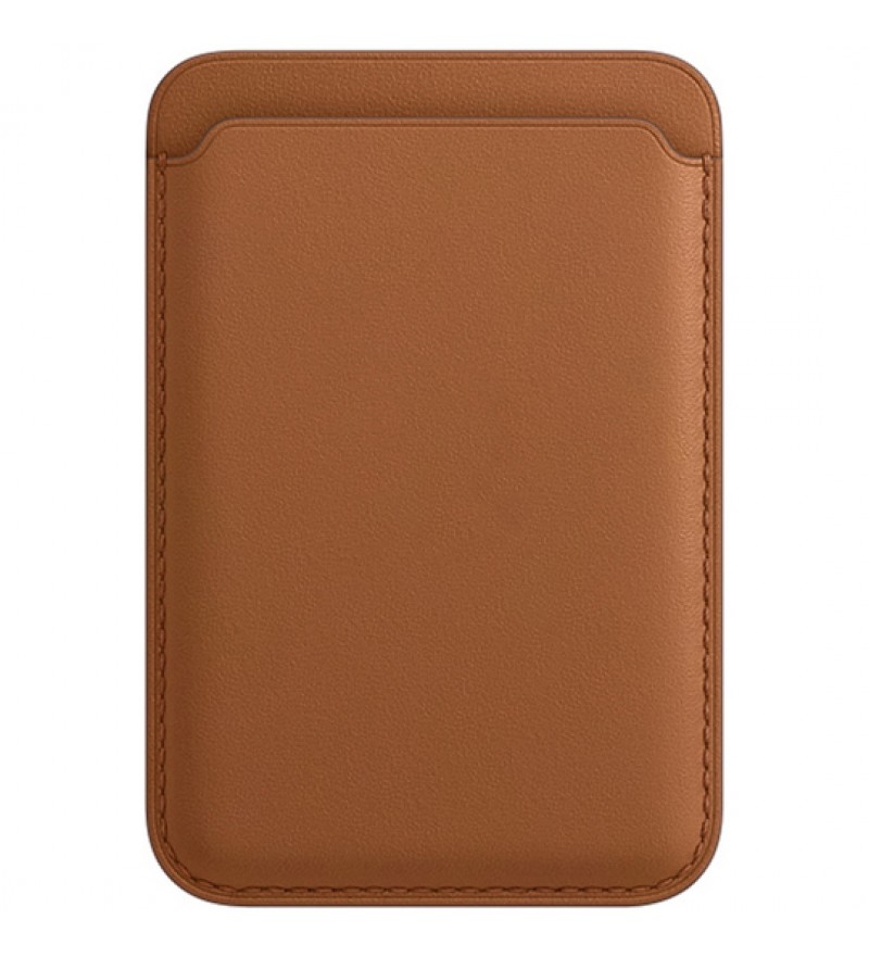 Billetera Leather Wallet con MagSafe para Apple Iphone - Saddle Brown