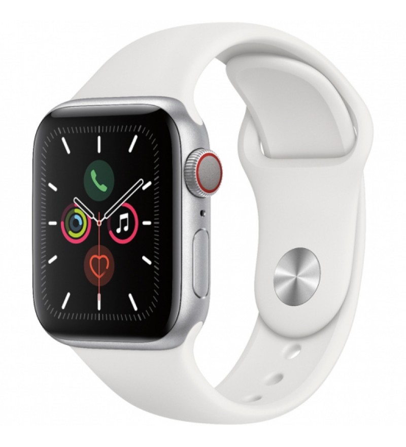 Apple Watch Series 5 SWAP de 40mm A2094 LTE (Caja de aluminio Plata/Correa deportiva Blanca) - (Grado B)