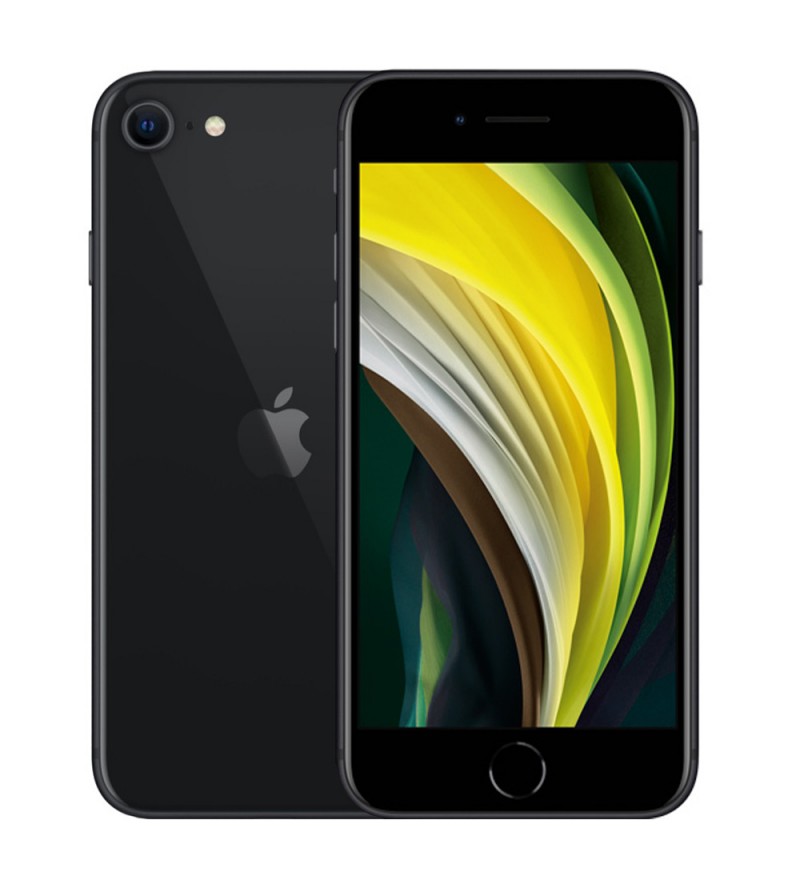 Apple iPhone SE MX9N2LL/A A2275 64GB 4.7" 12MP/7MP iOS (2020) - Negro
