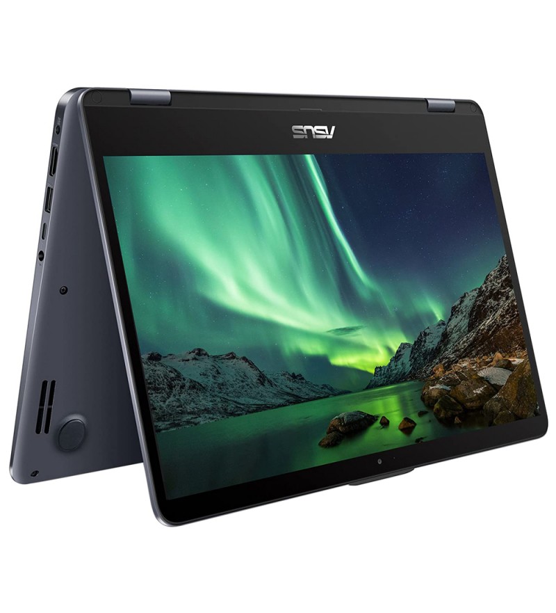 Notebook ASUS VivoBook Flip 15 TP510UA-SB51T de 15.6" Touch/ Intel i5-8250U/8GB RAM/2TB HDD+8GB SSH/W10- Gris