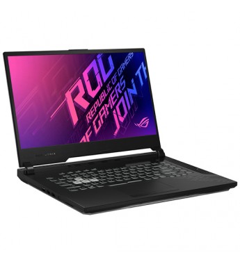 Notebook ASUS ROG Strix G15 G512LV-ES74 de 15.6" Full HD con Intel i7-10750H/16GB RAM/512GB SSD/GeForce RTX 2060/W11 - Black Plastic