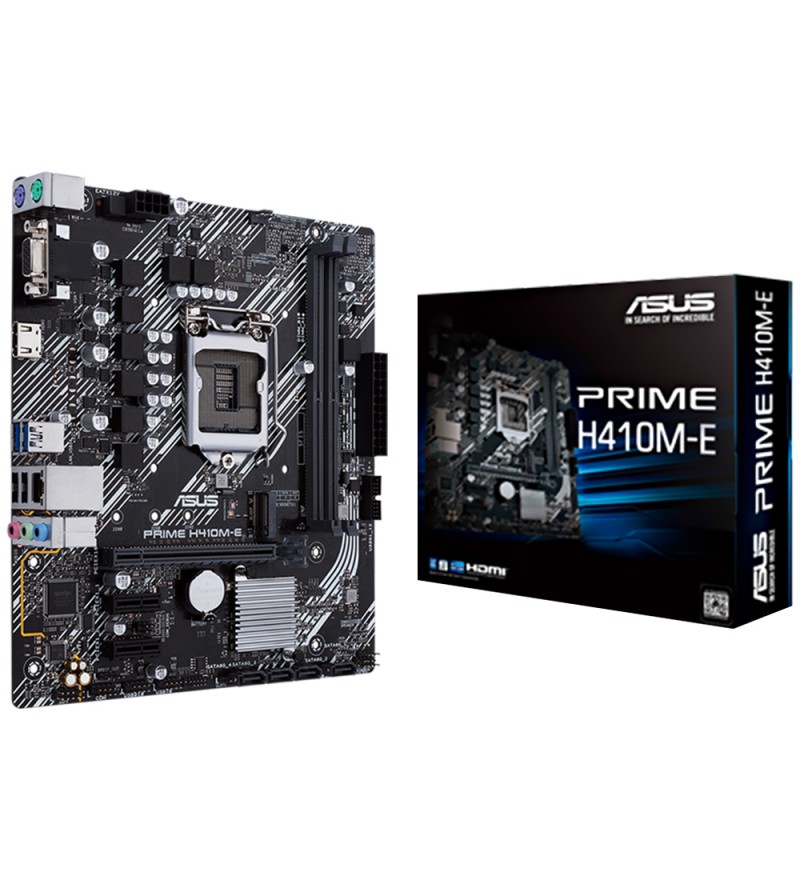 Placa Madre Asus Prime H410M-E LGA1200/Micro ATX/DDR4