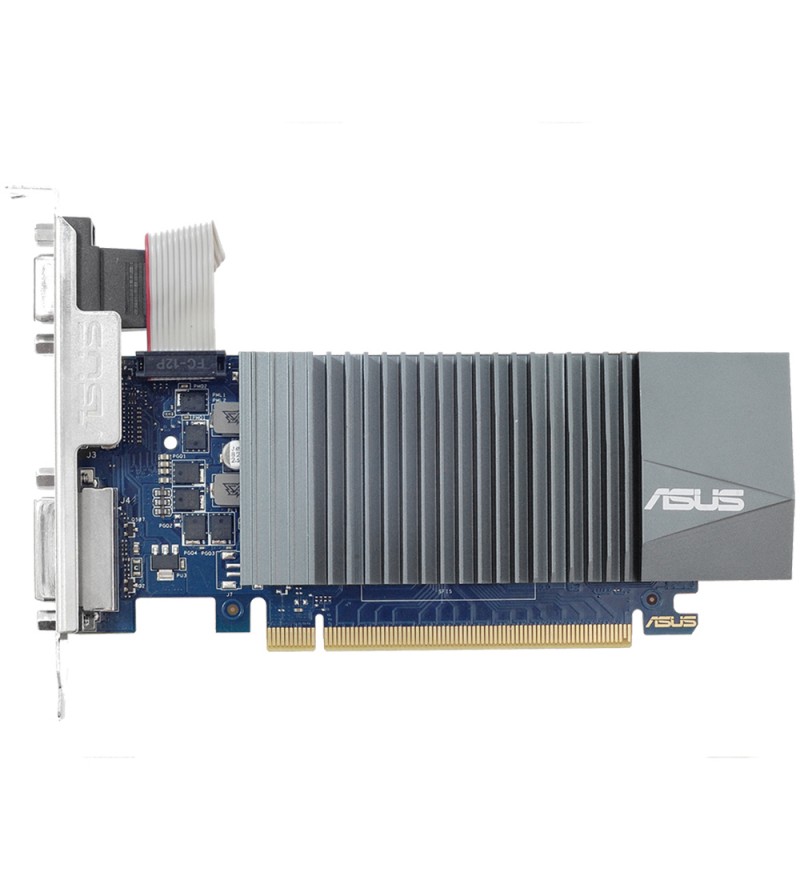 Placa de Video Asus GeForce GT 710 GT710-SL-1GD5-BRK con 1GB GDDR5/954MHz/HDMI/DVI-D/VGA