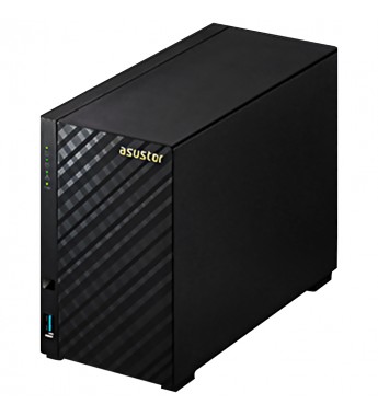 Servidor NAS Asustor AS1002T v2 con Marvell ARMADA-385 1.6GHz/512MB DDR3/USB 3.1 - Negro